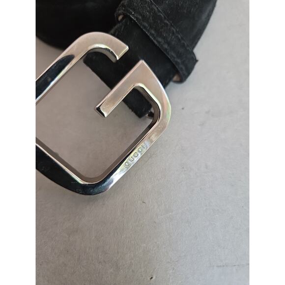 Gucci Suede Belts for Men for sale | eBay GUCCI Suede Belt, Black, Solid Color, Men\'s 162931
